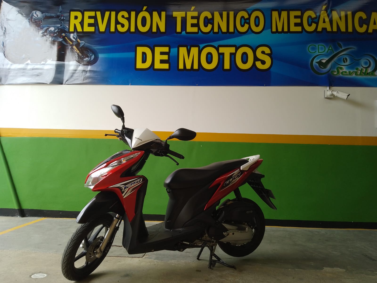 Inspección sensorial de motocicleta